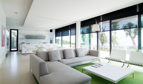 Amazing Landscape in Modern and Luxurious Home Design - Living room