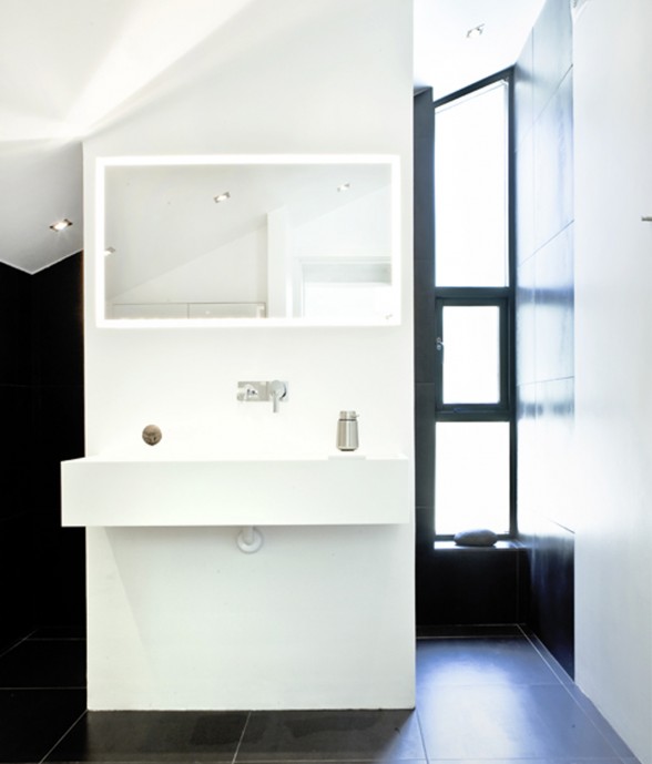 Beautifully Simple Interior in White Themes from NORM Architects - Bathroom