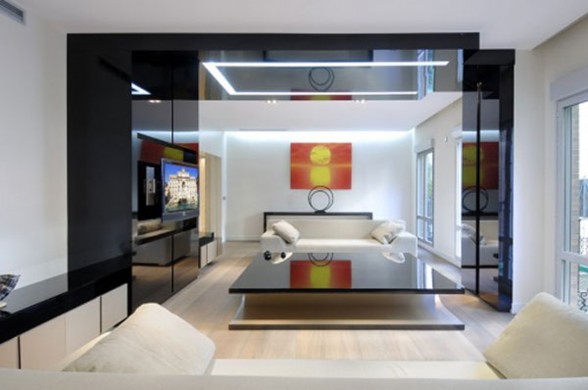 Black and White, Fascinating Luxurious Apartment Design