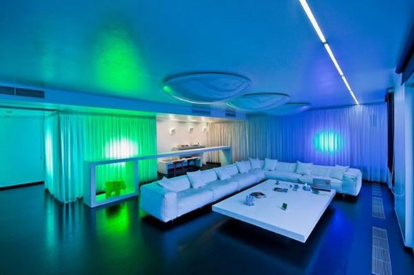 Changing Living Room Scene Apartment, Amazing Design by AA Studio - 3