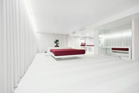 Changing Living Room Scene Apartment, Amazing Design by AA Studio - Bedroom