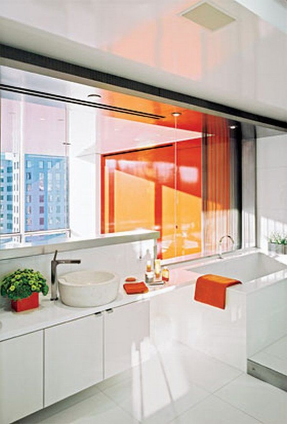 Christopher Colman’s Architecture - Stylish and Modern Apartment Design in New York - Bathroom