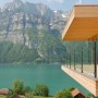 Contemporary House with Lakeside Landscape: Contemporary House With Lakeside Landscape   Balcony