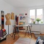 Cozy Apartment Ideas with Bright Themes: Cozy Apartment Ideas With Bright Themes   Working Desk