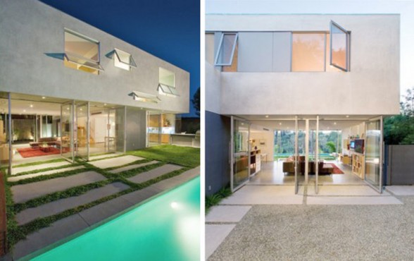 Creative Terracing in A Glass House Design - Pool