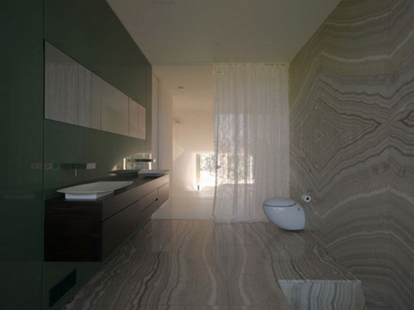 Fantastic Design in Holiday Residence from UNStudio - Bathroom