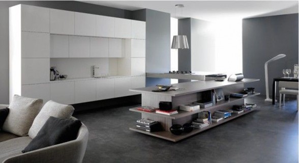 Integrated Living Room and Kitchen, Innovative Interior Ideas - The Kitchen