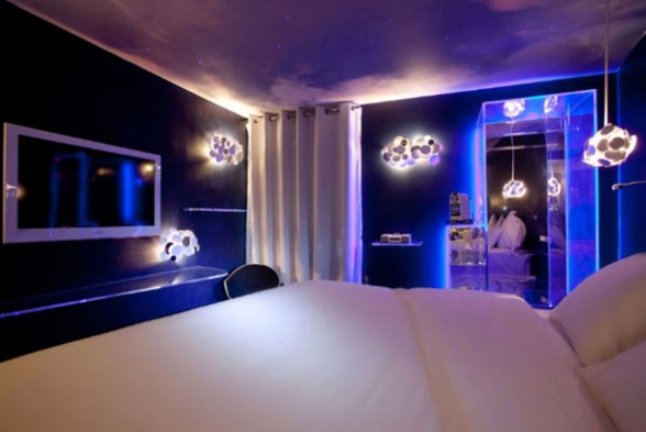 Levitation, The Blue Lamp Room Hotel Themes for Apartment Ideas