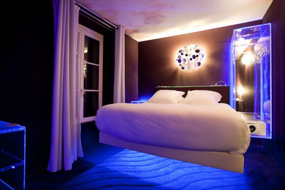 Levitation, The Blue Lamp Room Hotel Themes for Apartment Ideas - Bedroom