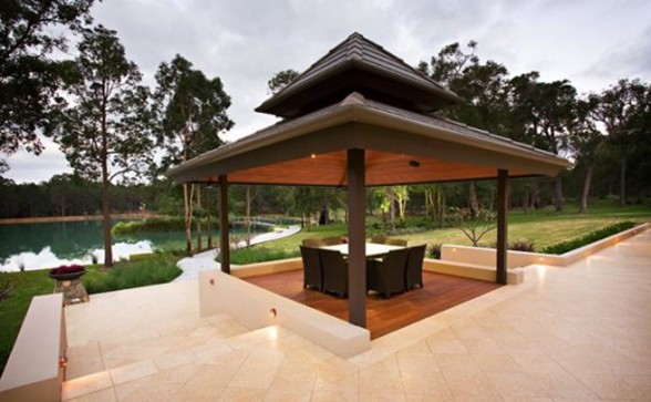 Luxury House Design with Resort Style - Garden