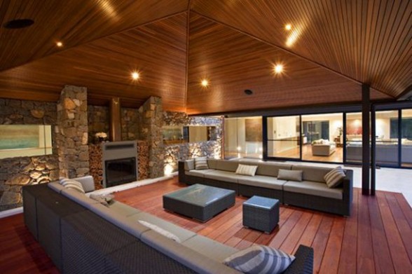 Luxury House Design with Resort Style - Livingroom