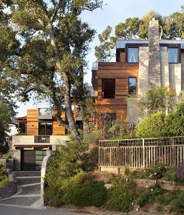 Modern and Eco-Friendly House Design in California - Garden