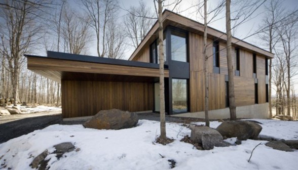 Quebec Contemporary Mountain Home Plans