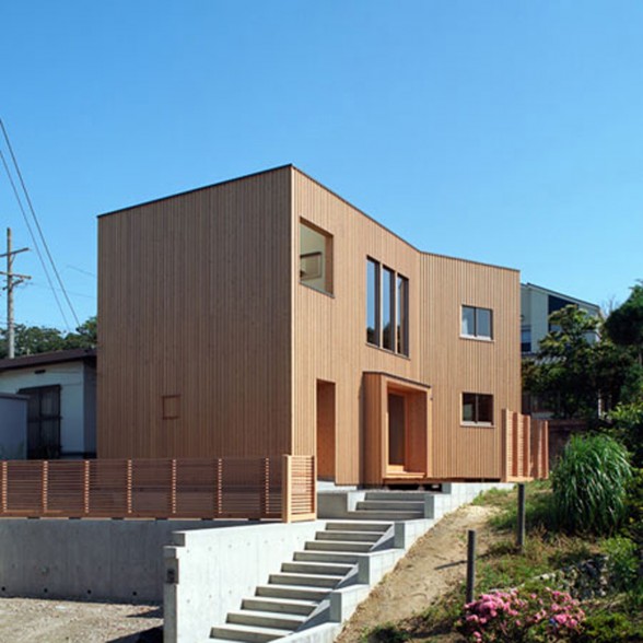 Simple Design Wooden House Architecture in Japan