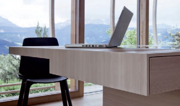The Fincube, Modern Architectural Design in Germany - Working Desk