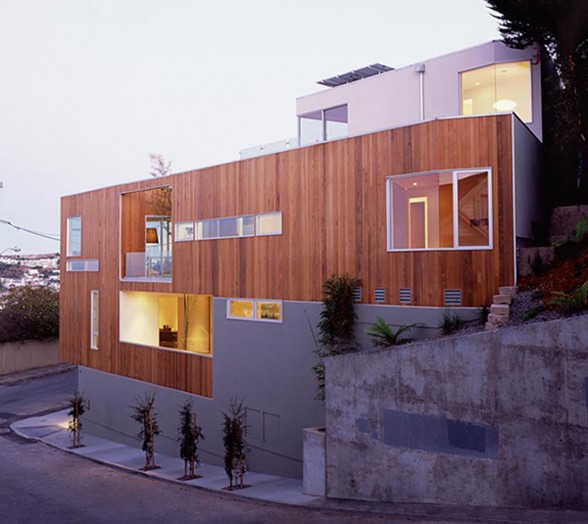 Woody Style Green-Eco House Design in San Francisco - Garden