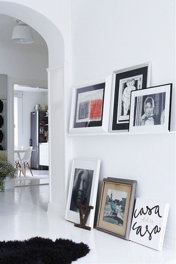 Black and White Themes, Contemporary Interior Design - Walls