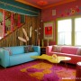 Colorful Beach House, Cheerful Design for Your Childs: Colorful Beach House, Cheerful Design For Your Childs   Living Room
