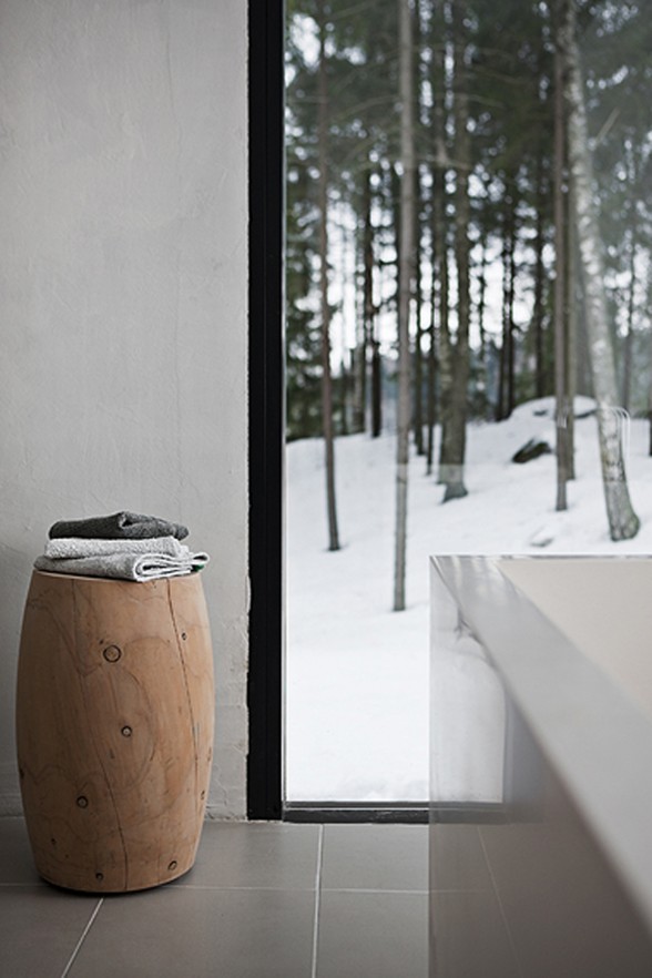 Countryside Winter House Interior Design from Ulla Koskinen - Bathroom
