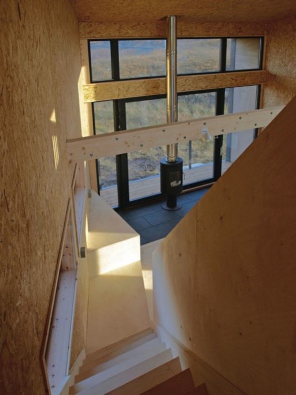 Fiscavaig Holiday House, Scottish Small House Design - Staircase