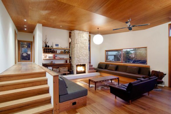 Fortress, Private Wooden Homes Design in Australia - Living room