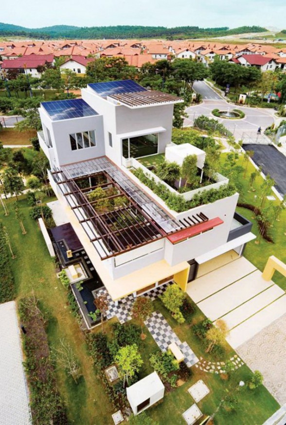 Great Tropical Houses in Urban Environment, Eco-Friendly Home Design in Malaysia