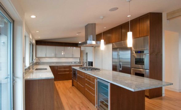 Humble Contemporary Home Design, A Renovated House Architecture - Kitchen