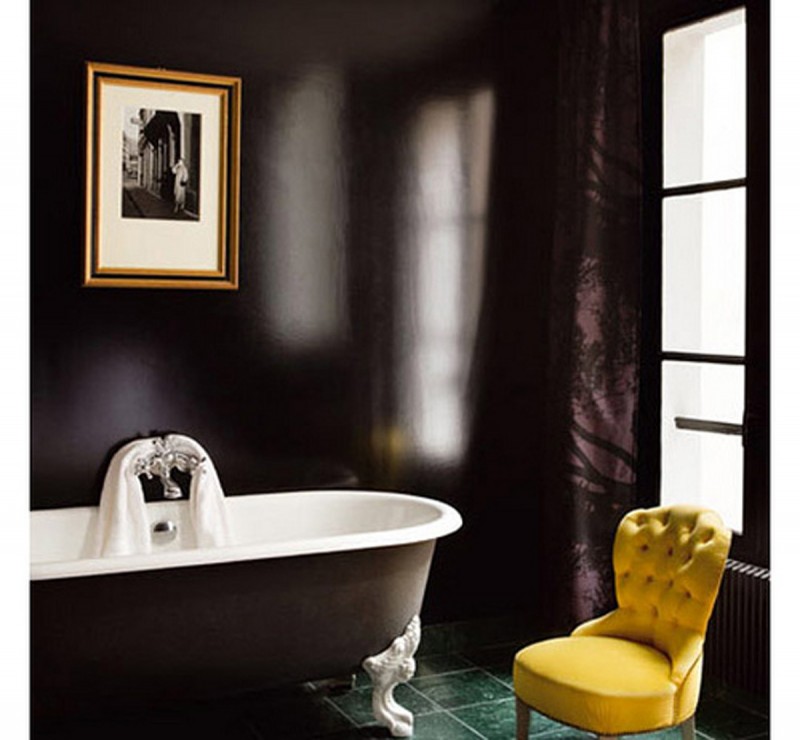 Interior Design Ideas, The Black Room    Bathroom