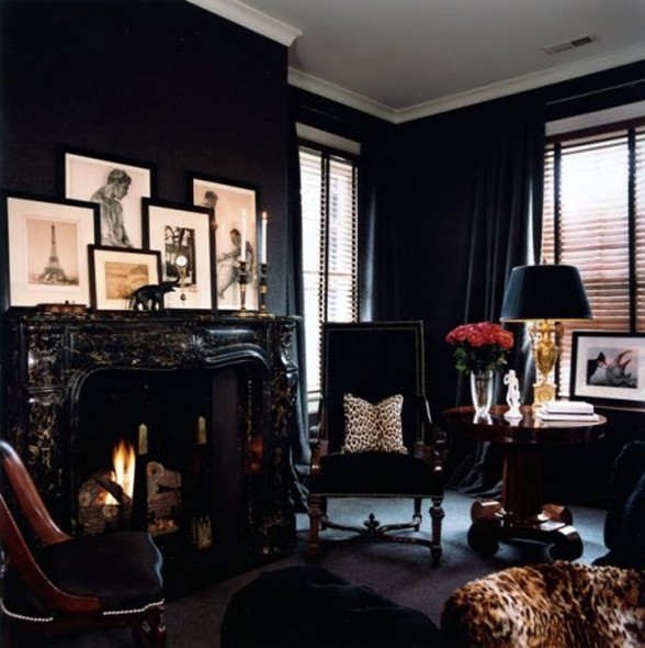 Interior Design Ideas, The Black Room - Reading Room