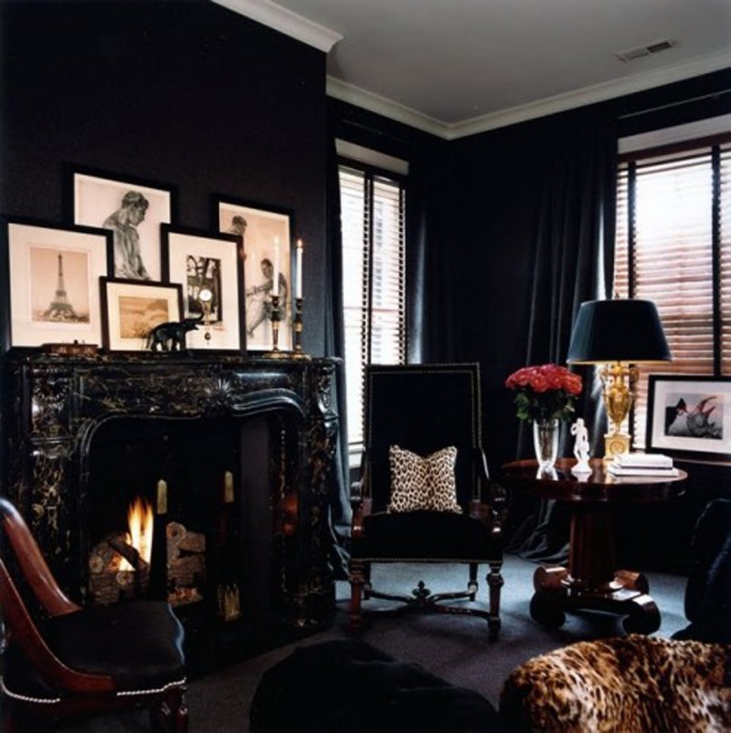 Interior Design Ideas, The Black Room   Reading Room