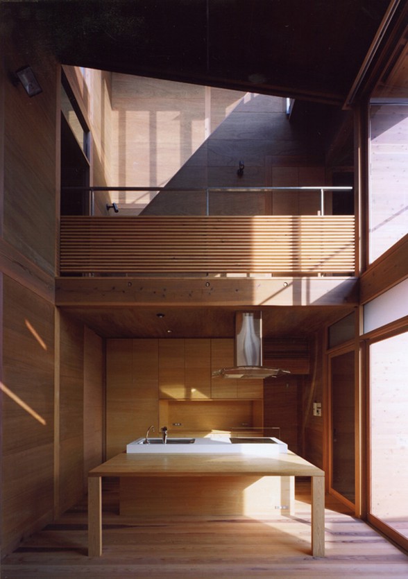 Modern Wooden House from Japanese Architect - Kitchen
