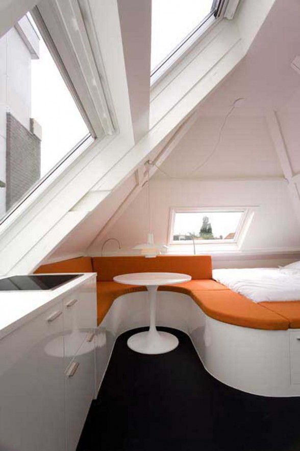 Small Loft Apartment, A Beautiful Design from Queeste Architecten