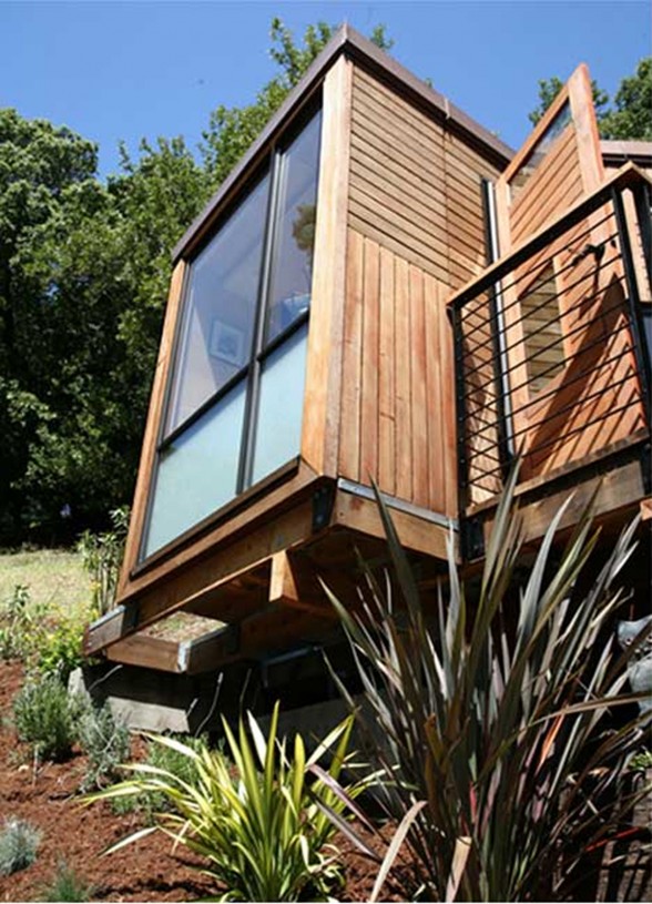 Sustainable Small House with Modern Design and Wooden Finishing - Windows