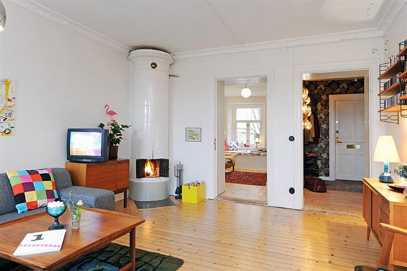Three Rooms Apartment Diverse with Homey Interior - Fireplace
