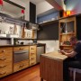 Unusual Interior Design of A Basement Apartment: Unusual Interior Design Of A Basement Apartment   Kitchen