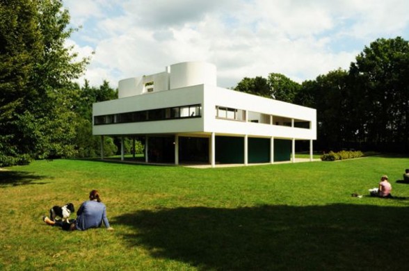 Villa Savoye, French Villa Architectural by Le Corbusier