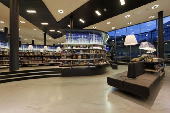 Almere New Library, Great Building from Concrete Architectural Associates Netherlands - Ground Floor