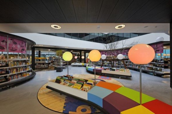 Almere New Library, Great Building from Concrete Architectural Associates Netherlands - Rest Area