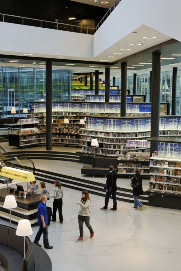 Almere New Library, Great Building from Concrete Architectural Associates Netherlands - Visitors