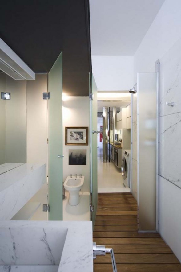 Contemporary Meet Modern in Brazilian Apartment Design - Bathroom