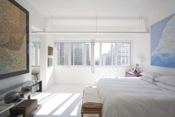 Contemporary Meet Modern in Brazilian Apartment Design - Bedroom