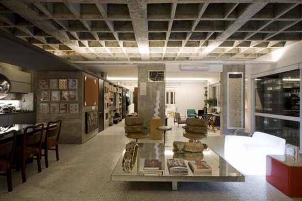 Contemporary Meet Modern in Brazilian Apartment Design - Son Living Room
