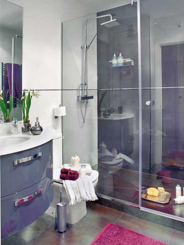 Cozy and Stylish Apartment Design, Gorgeous Interior Ideas - Bathroom