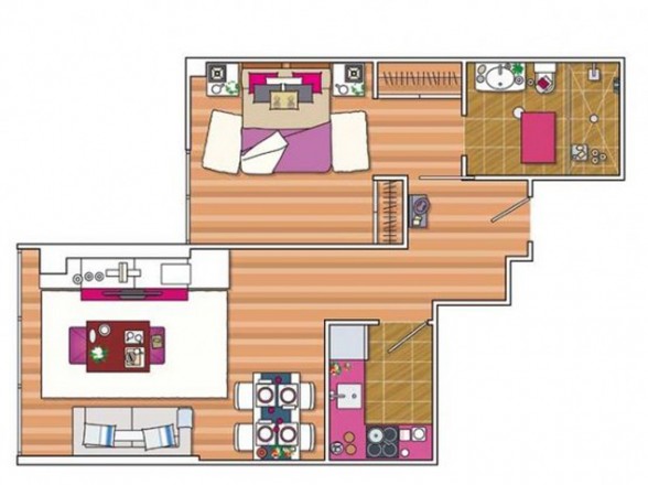 Cozy and Stylish Apartment Design, Gorgeous Interior Ideas - Design