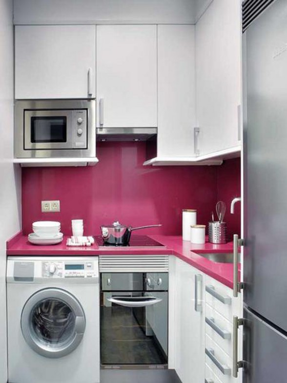 Cozy and Stylish Apartment Design, Gorgeous Interior Ideas - Kitchen
