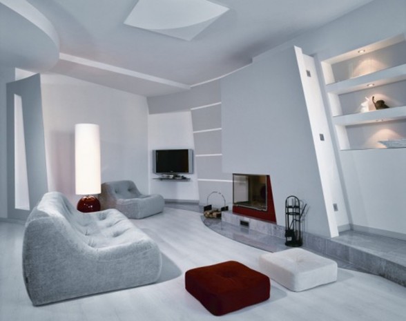 Dynamic Minimalist Grey Themed Apartment