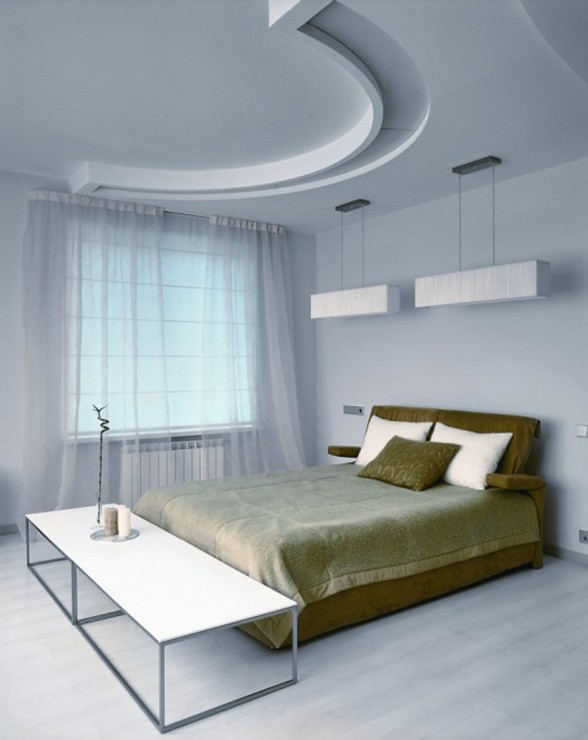 Dynamic Minimalist Grey Themed Apartment - Bedroom