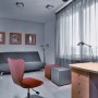 Dynamic Minimalist Grey Themed Apartment: Dynamic Minimalist Grey Themed Apartment   Working Desk