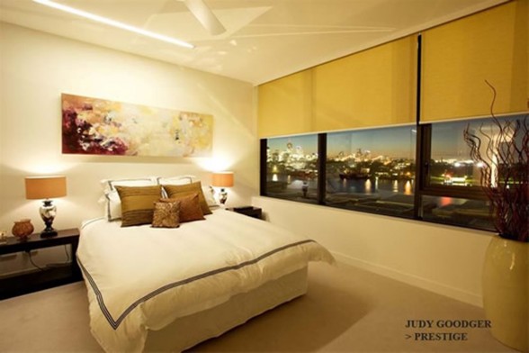 Executive Living Space, Dream Contemporary Apartment Design by Judy Goodger - Bedroom