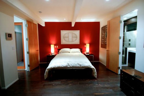 Green Environment House in Hollywood Hills, a Michael Parks Design - Bedroom